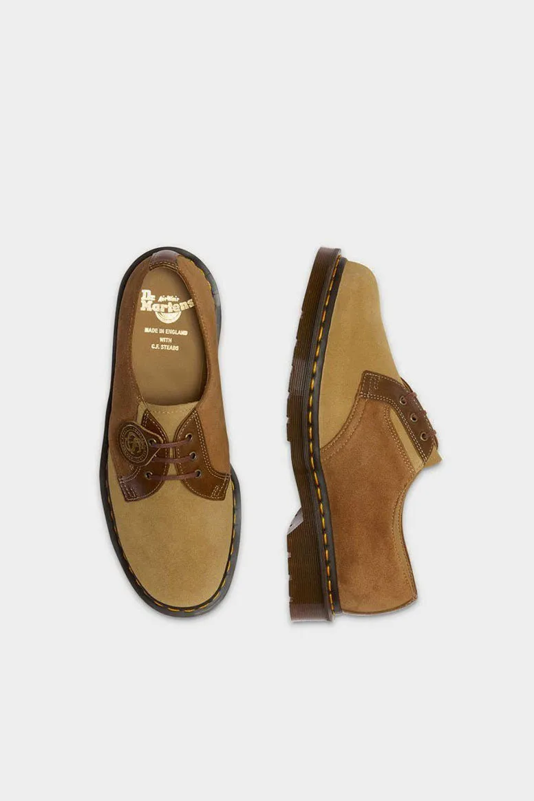 1461 3 Eye Shoe Made in England - Dark Tan/Sand