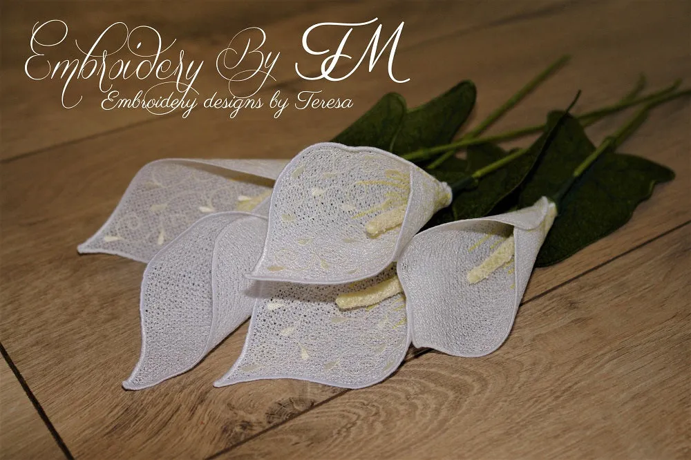 3D Calla lily / two sizes