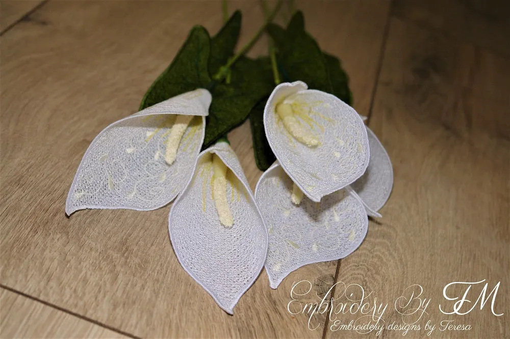 3D Calla lily / two sizes