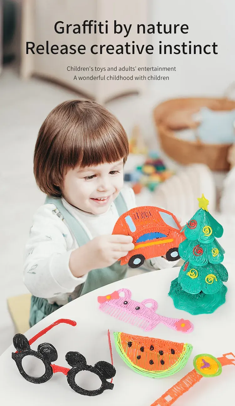 3D Pen Printing Set For Kid 56M Filament Refill-Blue