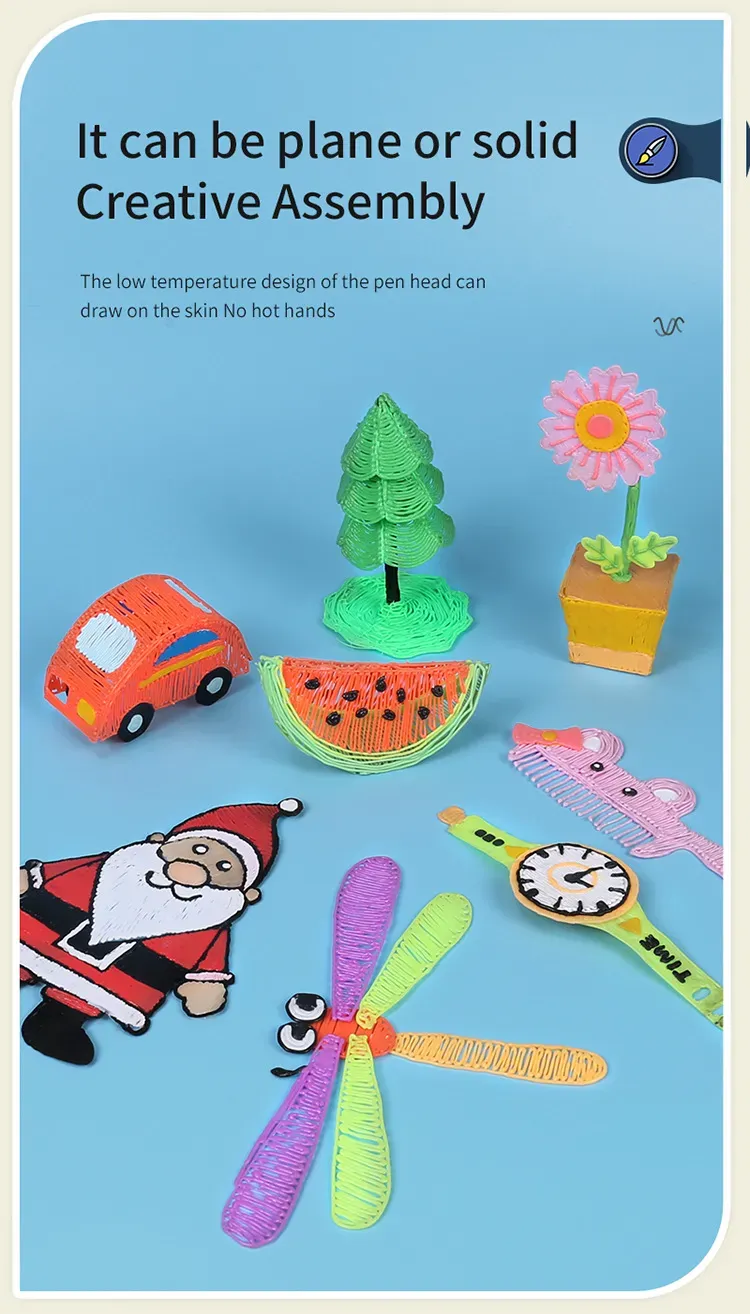 3D Pen Printing Set For Kid 56M Filament Refill-Blue