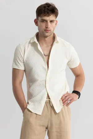 Airy Allure Cream Shirt