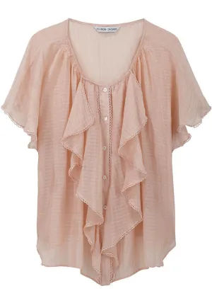 Airy Check Top
