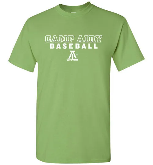 Airy Short Sleeve T-Shirt - White Baseball