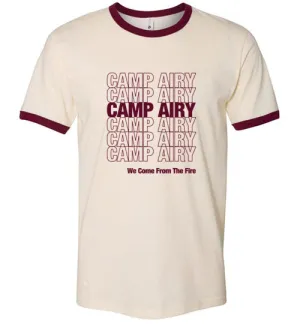 Airy Takeout Maroon Ringer T-Shirt