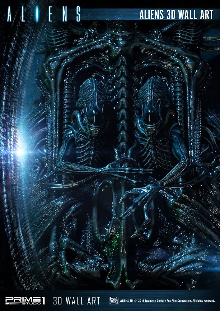 Aliens 3D Wall Art 32 X 50 Cm