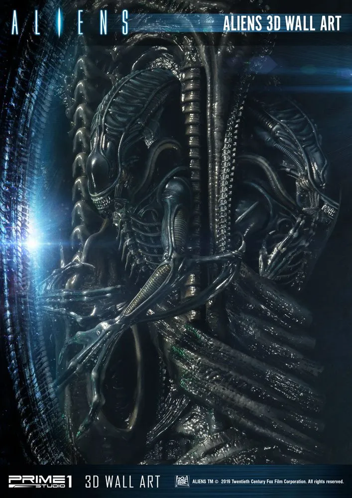 Aliens 3D Wall Art 32 X 50 Cm