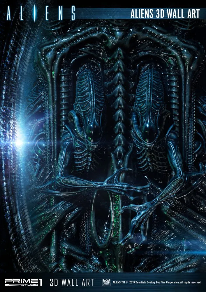 Aliens 3D Wall Art 32 X 50 Cm