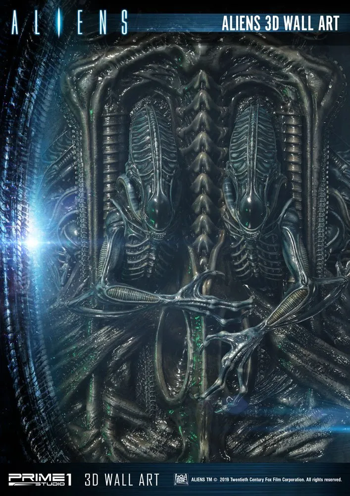 Aliens 3D Wall Art 32 X 50 Cm