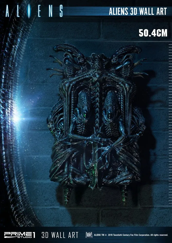 Aliens 3D Wall Art 32 X 50 Cm