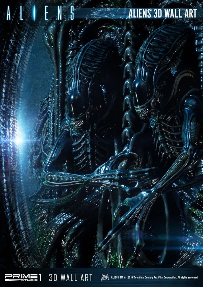 Aliens 3D Wall Art 32 X 50 Cm