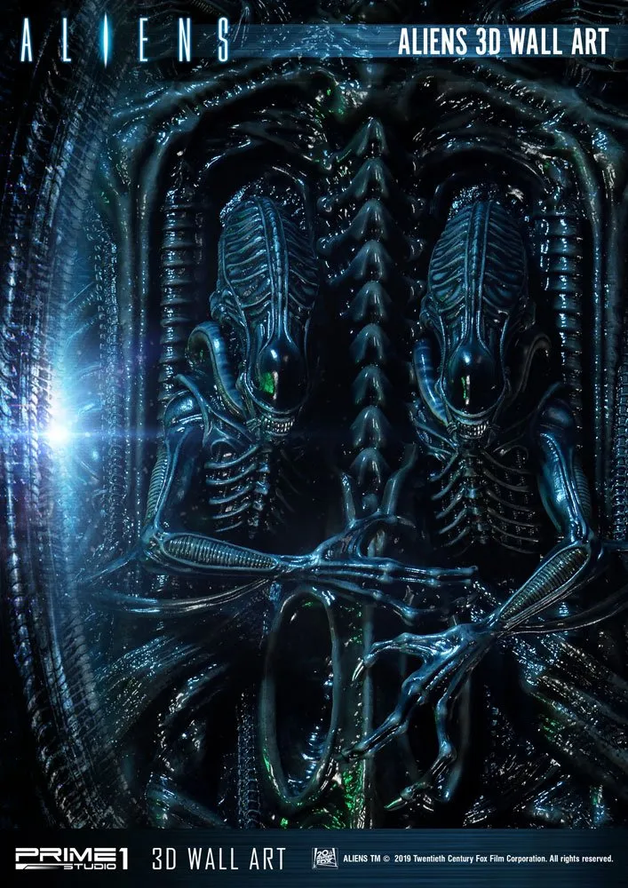 Aliens 3D Wall Art 32 X 50 Cm