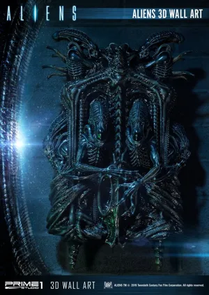 Aliens 3D Wall Art 32 X 50 Cm