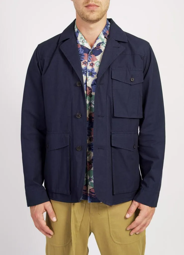 ANTON | Open Back Jacket | Arctic Blue