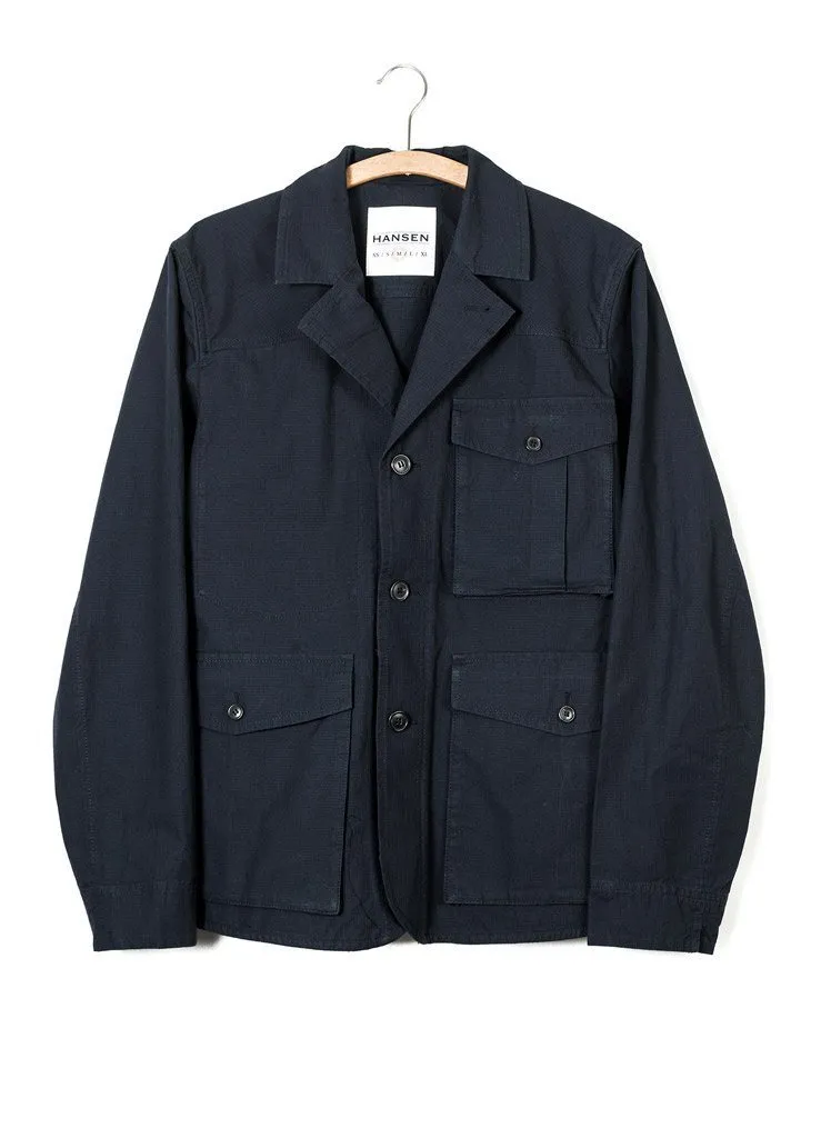 ANTON | Open Back Jacket | Arctic Blue