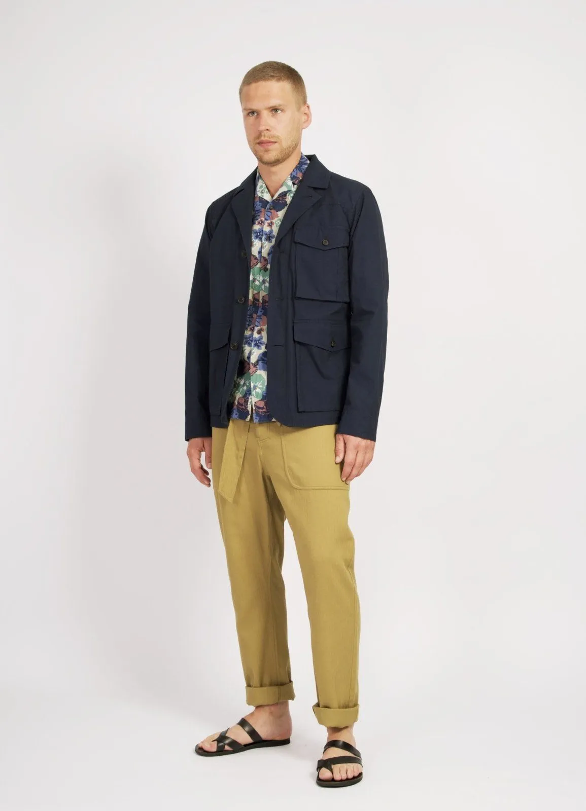 ANTON | Open Back Jacket | Arctic Blue