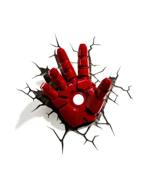 avengers 3d led light iron man hand  merchandise  marvel  decoration