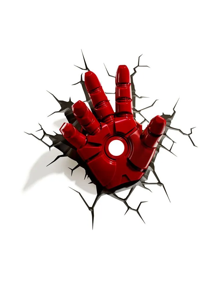 avengers 3d led light iron man hand  merchandise  marvel  decoration