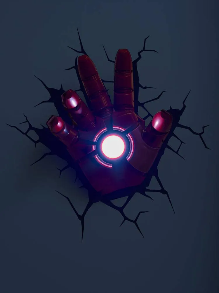 avengers 3d led light iron man hand  merchandise  marvel  decoration