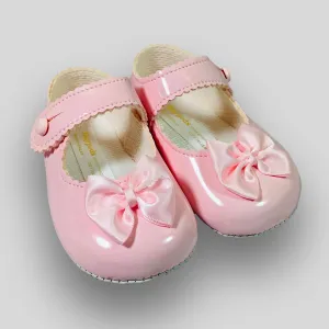 Baby Girl Shoes Baypods Soft Sole Pink Crib Shoes
