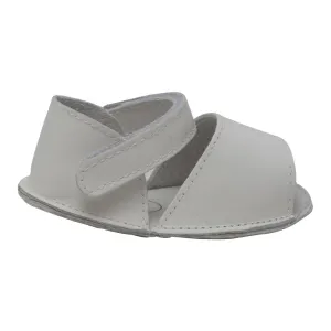 Baby Girls White Open Toe Strap Crib Sandals 1-3 Baby