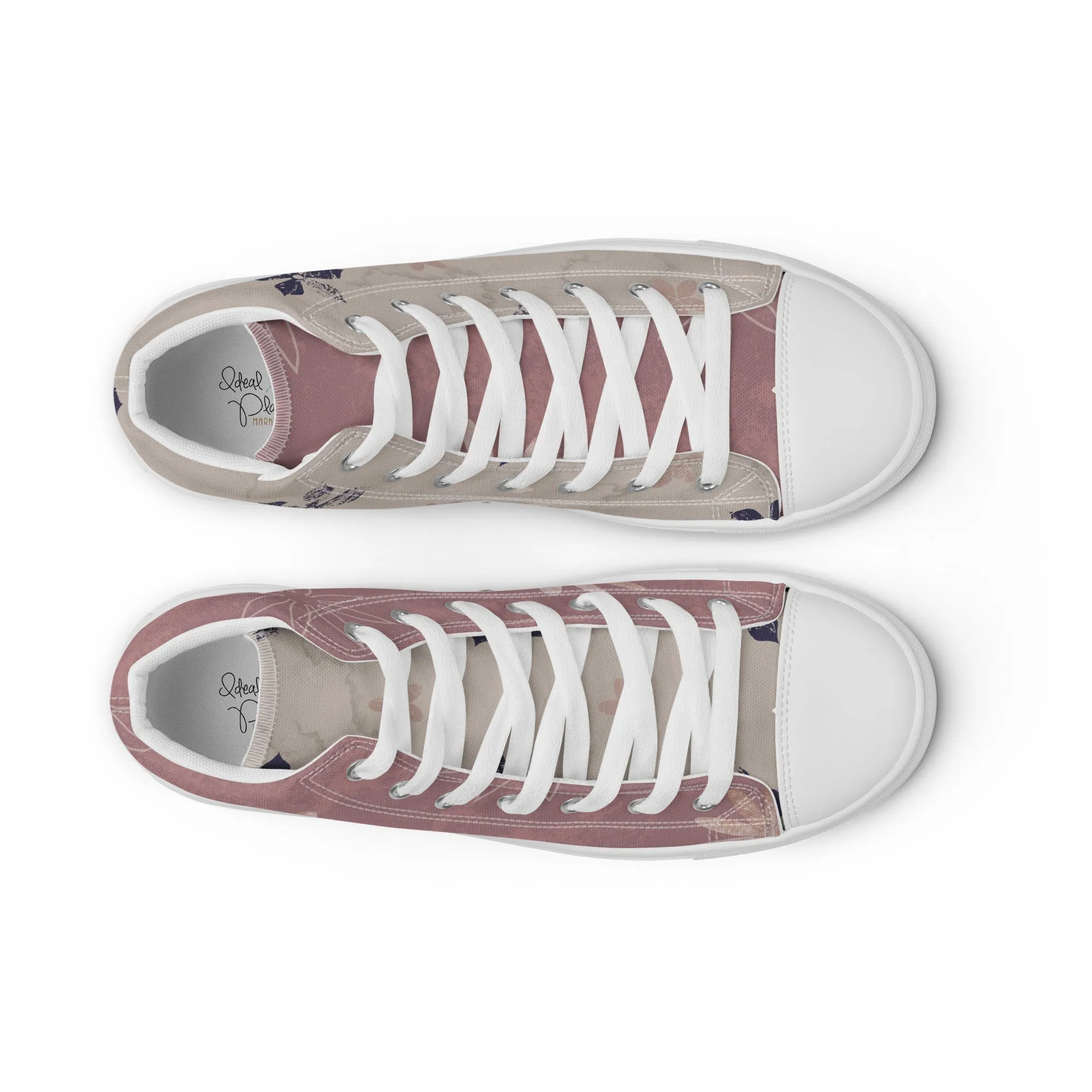 Bastille Men’s Lace-Up Canvas High-Top Sneakers