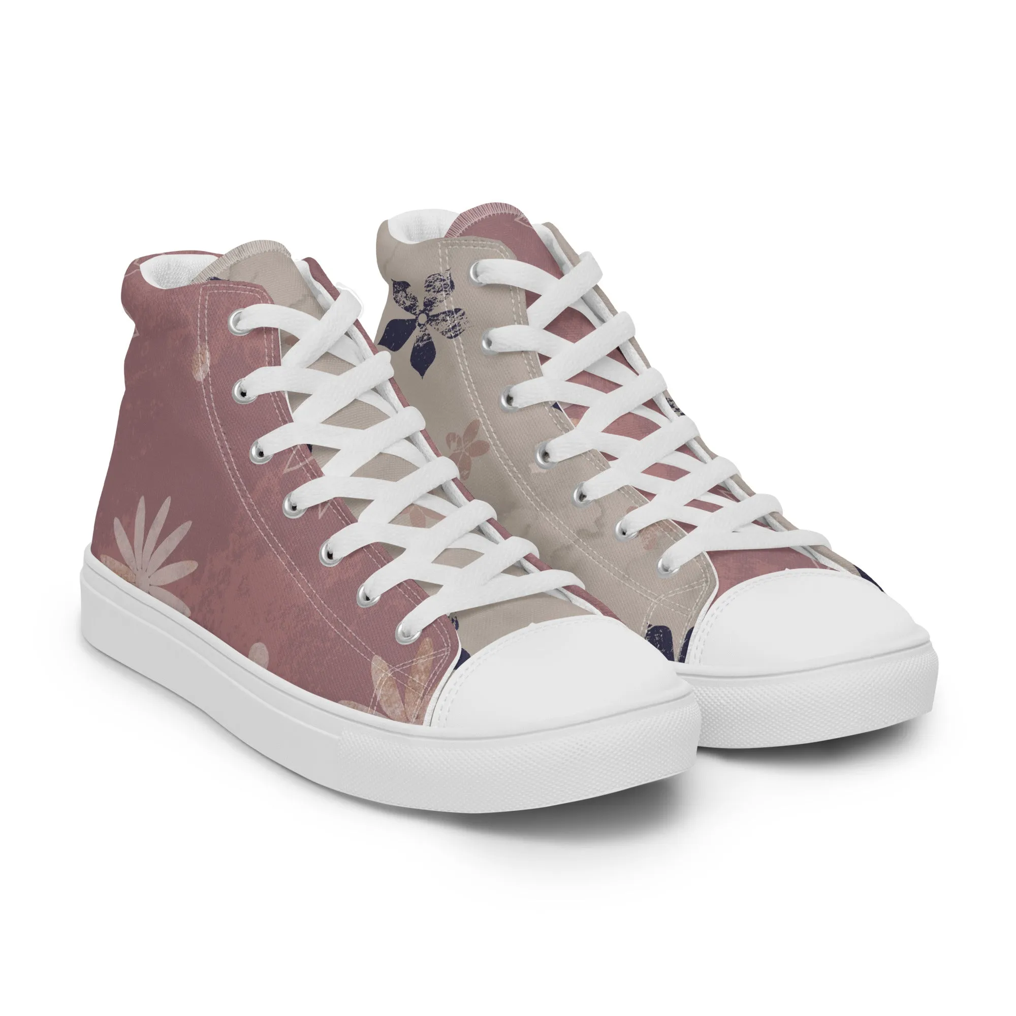 Bastille Men’s Lace-Up Canvas High-Top Sneakers