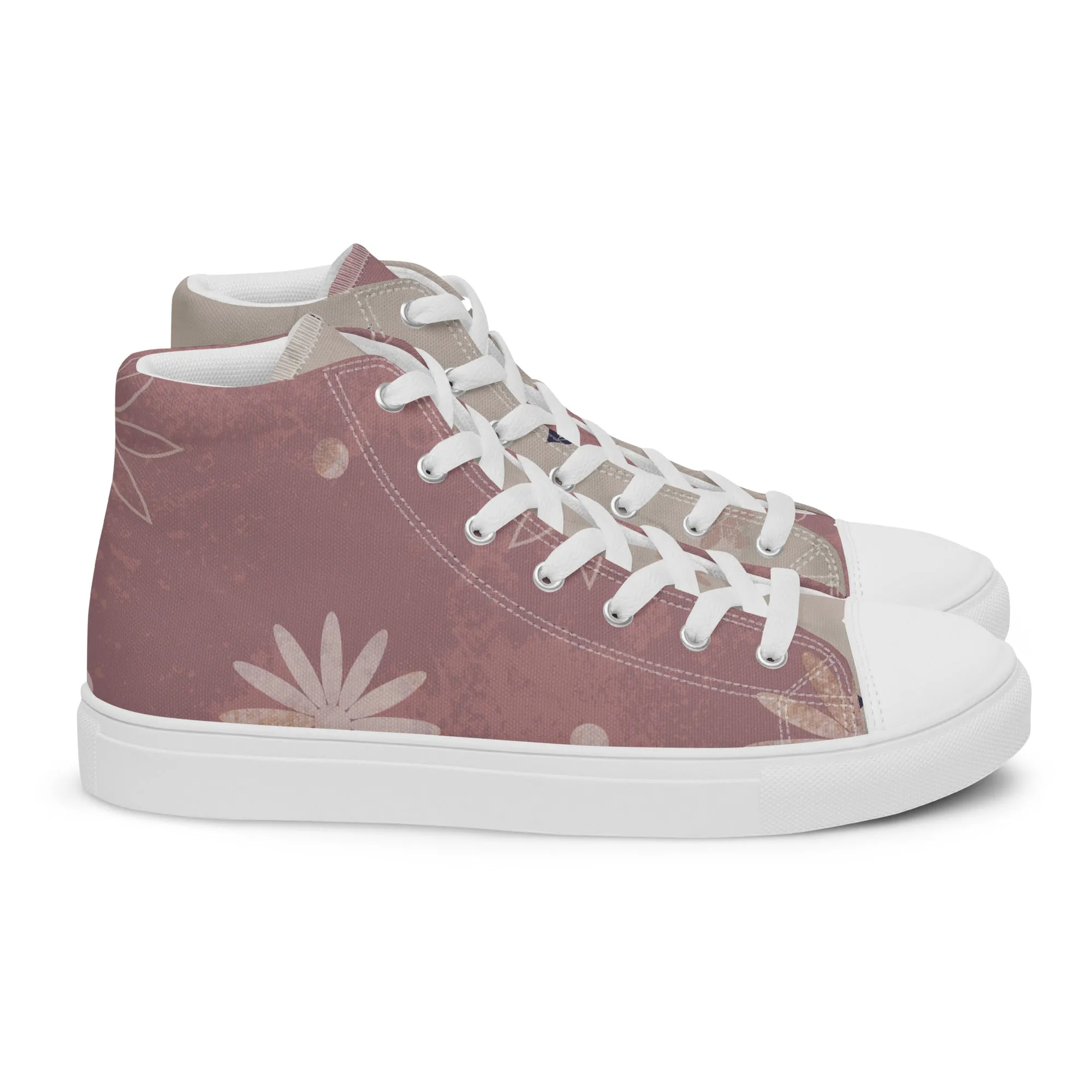 Bastille Men’s Lace-Up Canvas High-Top Sneakers