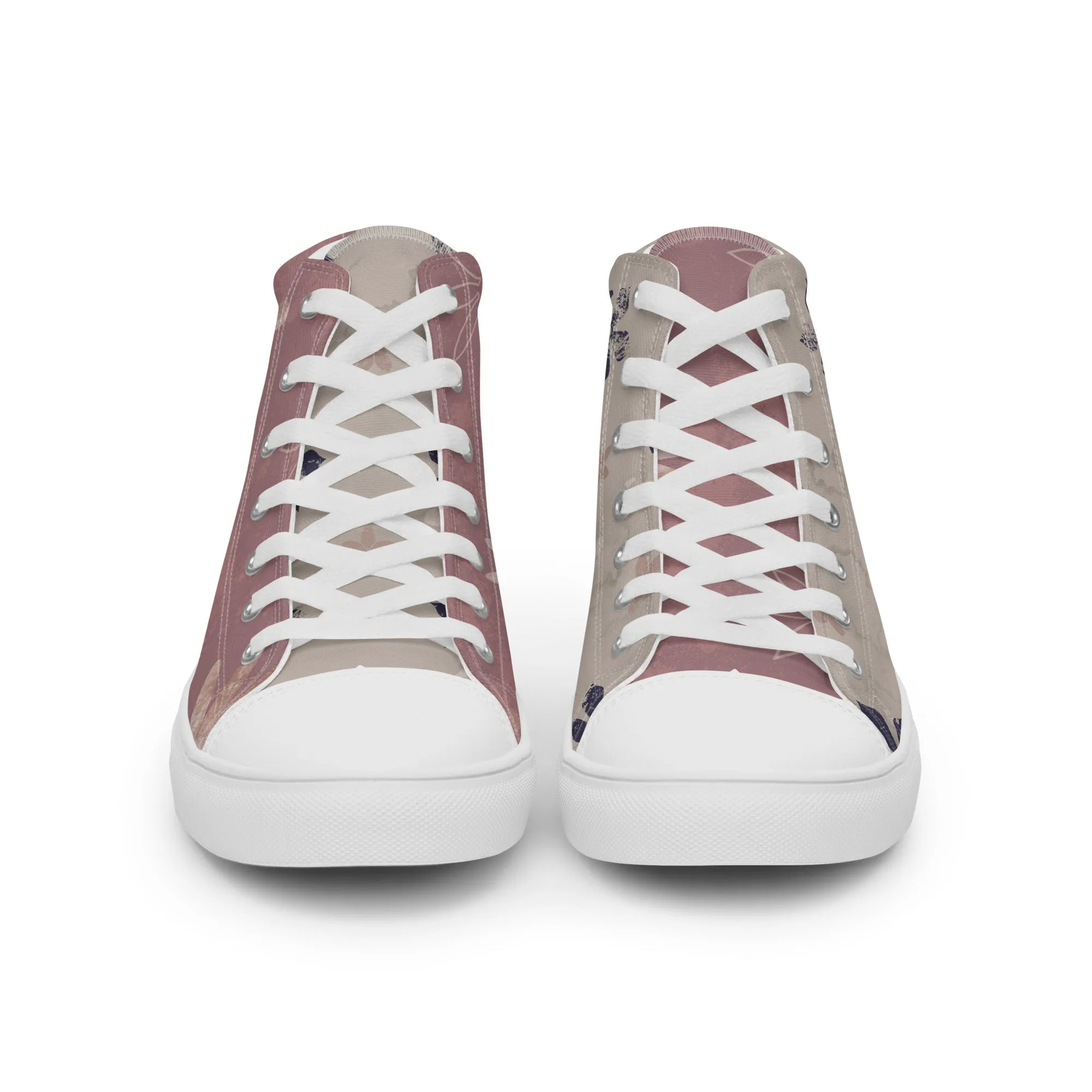 Bastille Men’s Lace-Up Canvas High-Top Sneakers