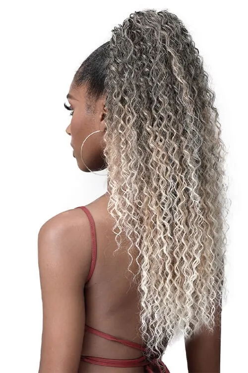 Bobbi Boss Miss Origin Designer Mix Tress Up Water Wave 28″ Ponytail MOD023