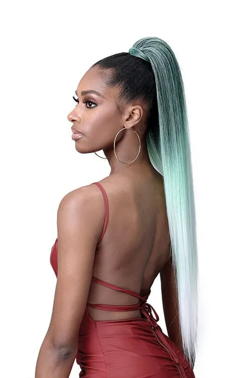 Bobbi Boss Miss Origin Designer Mix Tress Up Yaky Straight 32" Ponytail MOD011