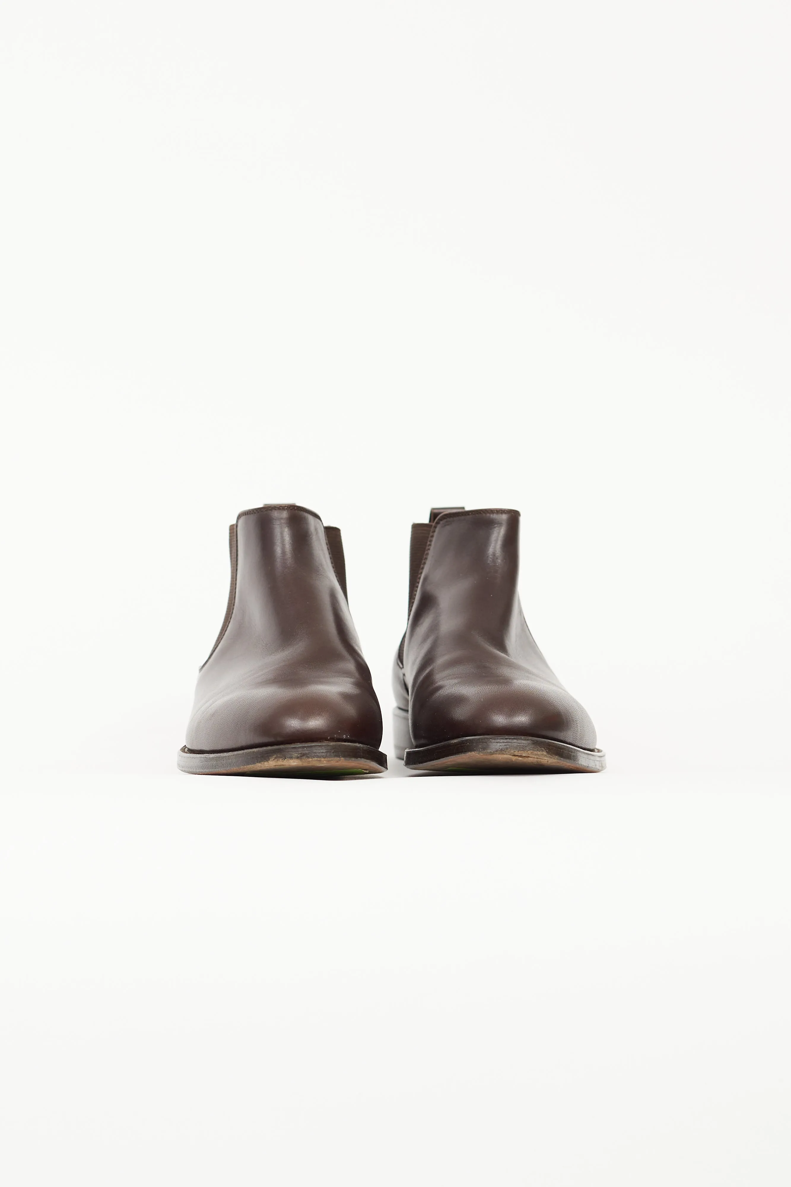 Brown Leather Chelsea Boot
