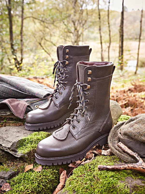 Chestnut Grain leather 9 " Hiking and Walking Boot - Men’s - Marsh Harrier