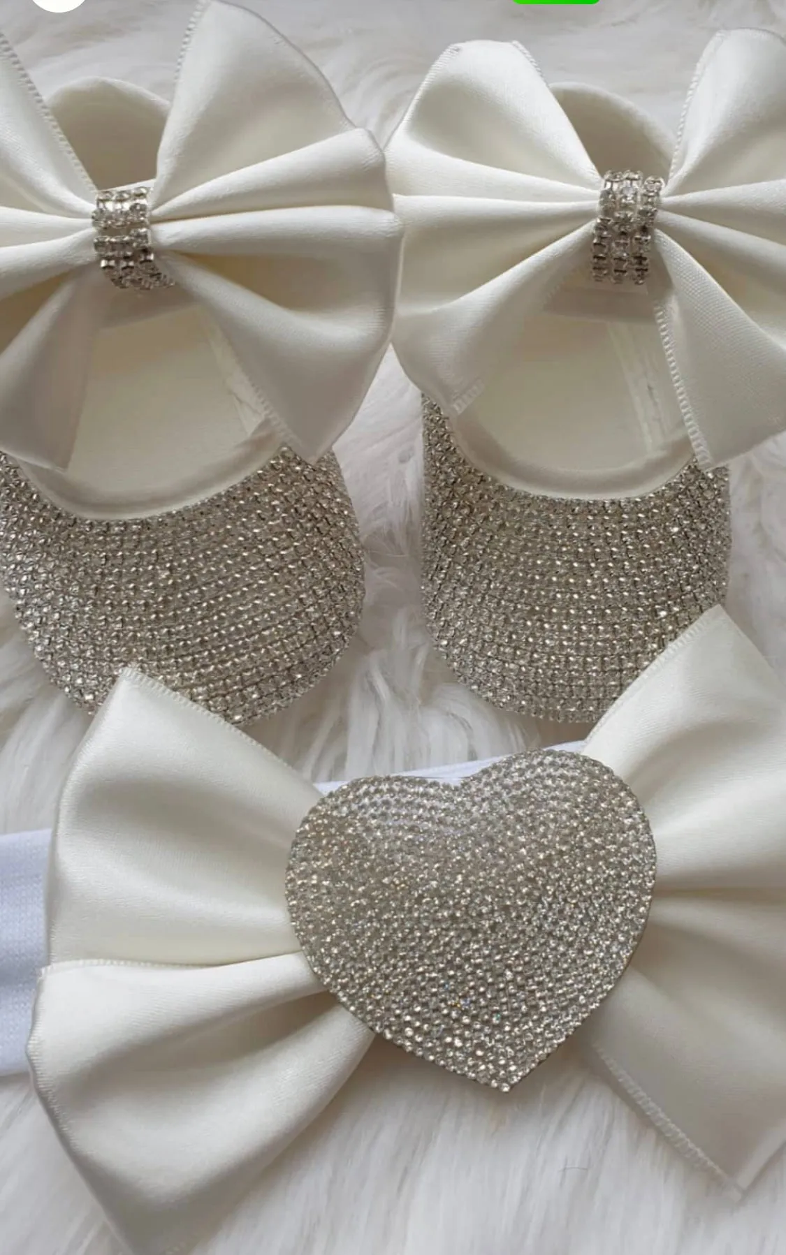 Crystal Shoes and Headband Set
