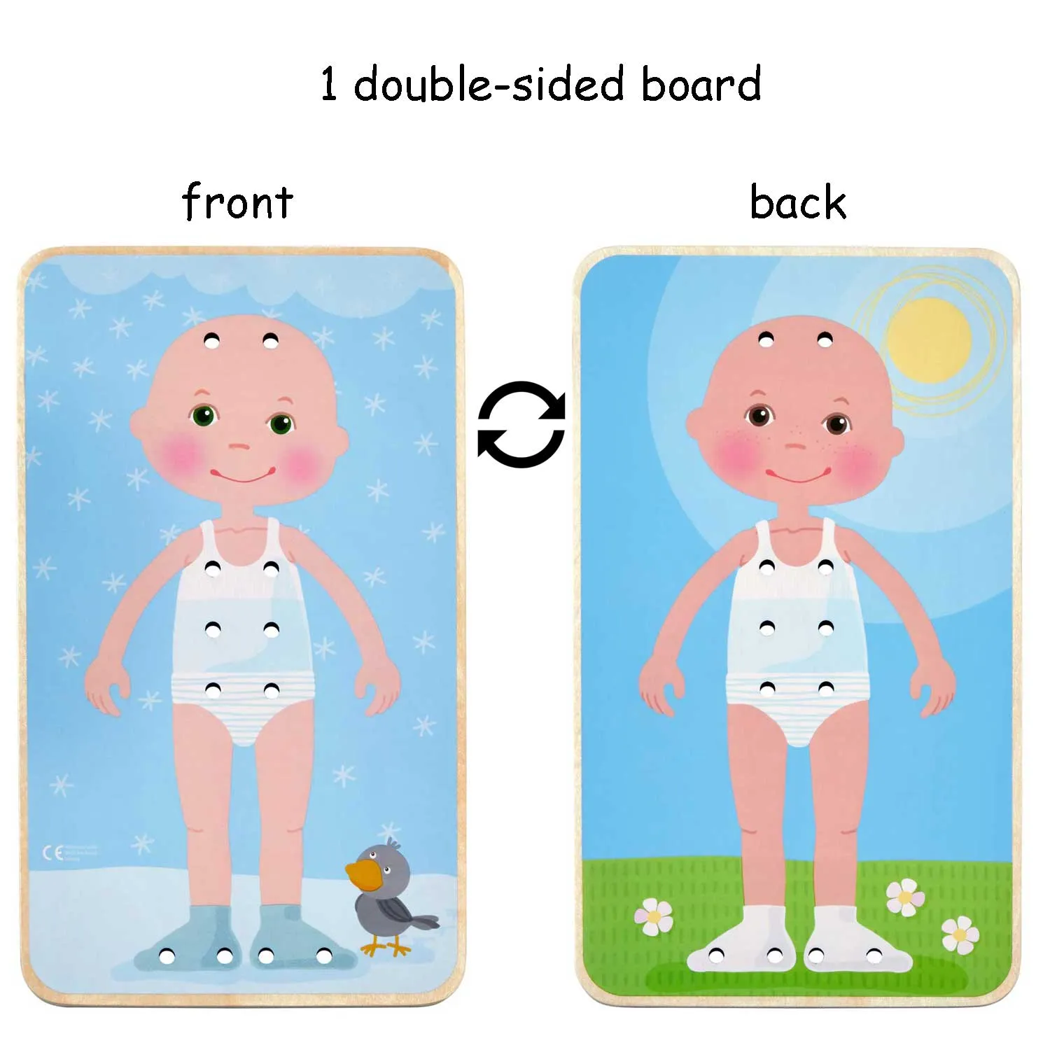 Dress Me Doll Lacing Game
