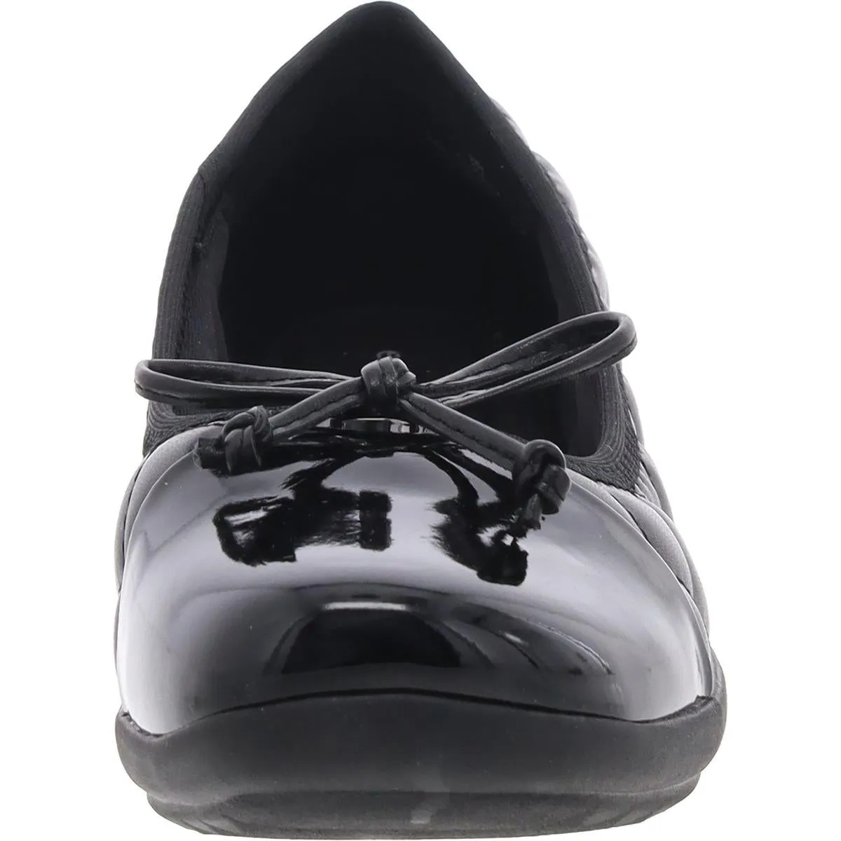 Easy Spirit Womens Adrina 3 Faux Leather Flat Moccasins