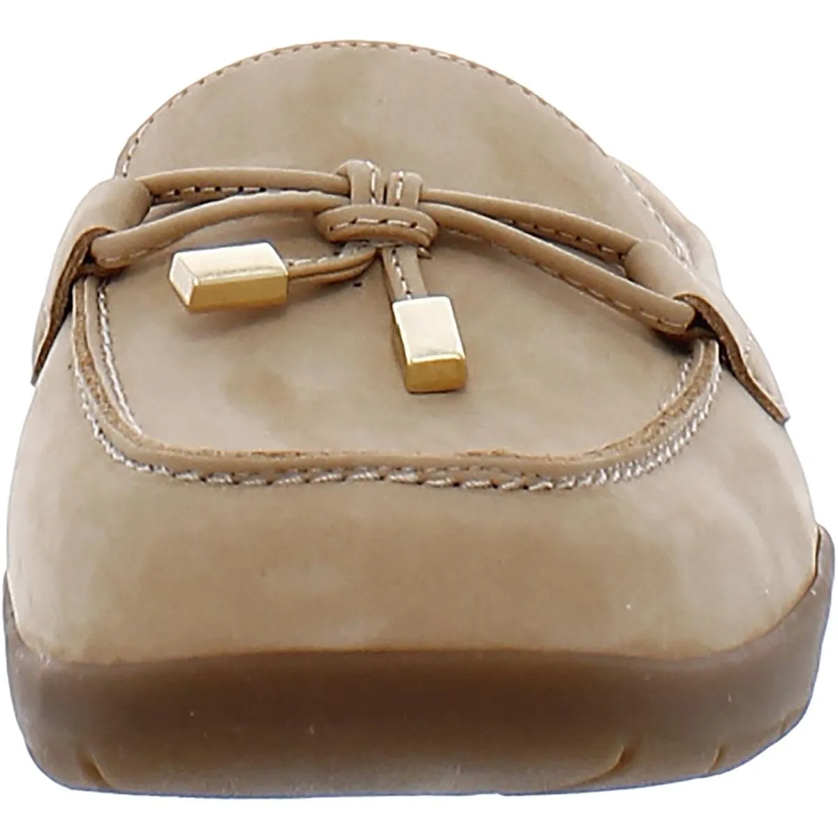 Easy Spirit Womens Patti Leather Square Toe Moccasins