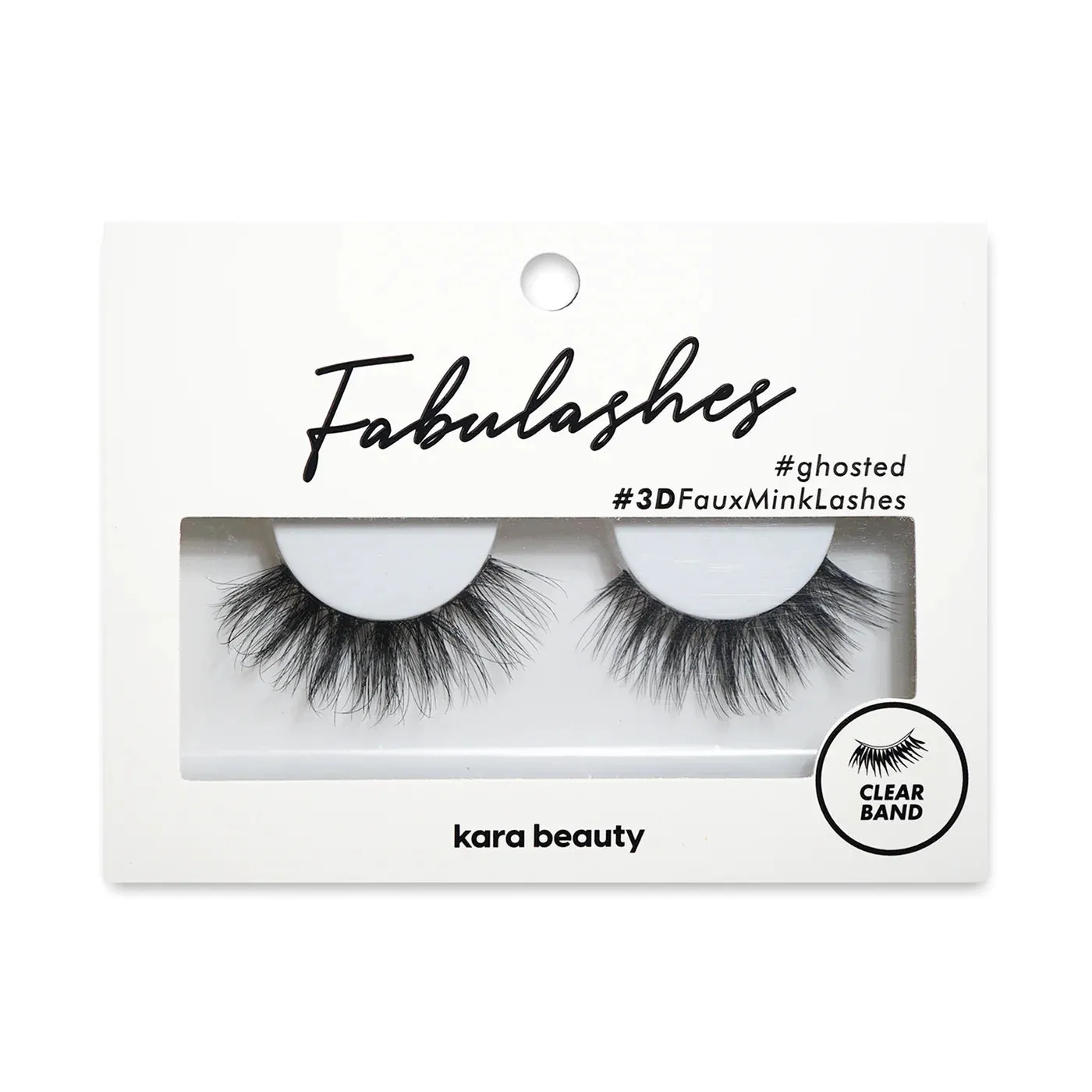 Eyes-Kara Beauty Eyelashes GHOSTED INVISIBLE BAND FABULASHES IBL06 (12pc pack $1.50 each)