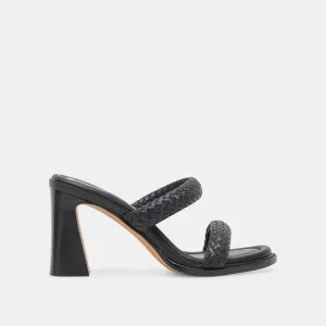 GALA HEELS BLACK STELLA - re:vita