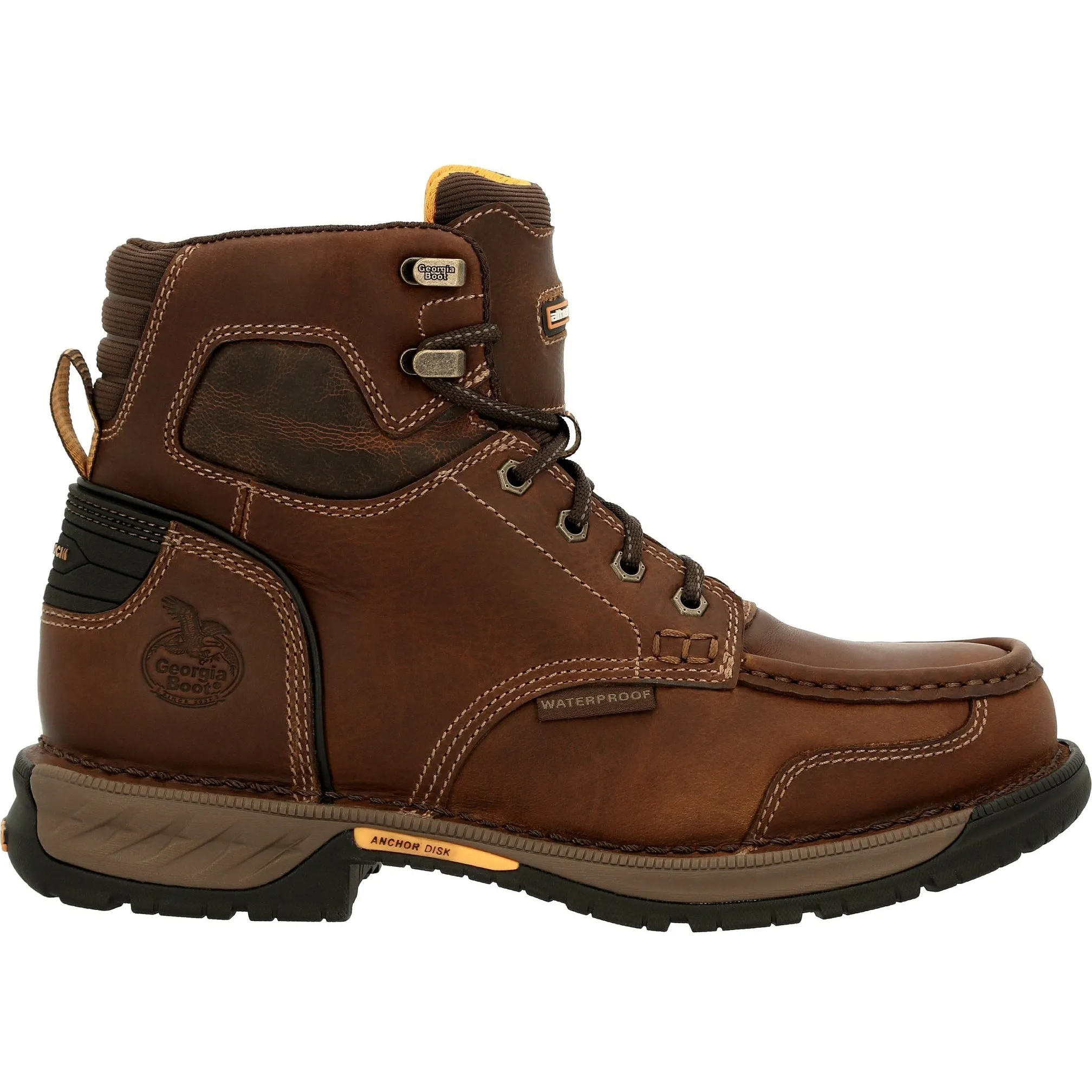Georgia Men's Athens 360 5" Soft Toe WP Work Boot - Brown - GB00439