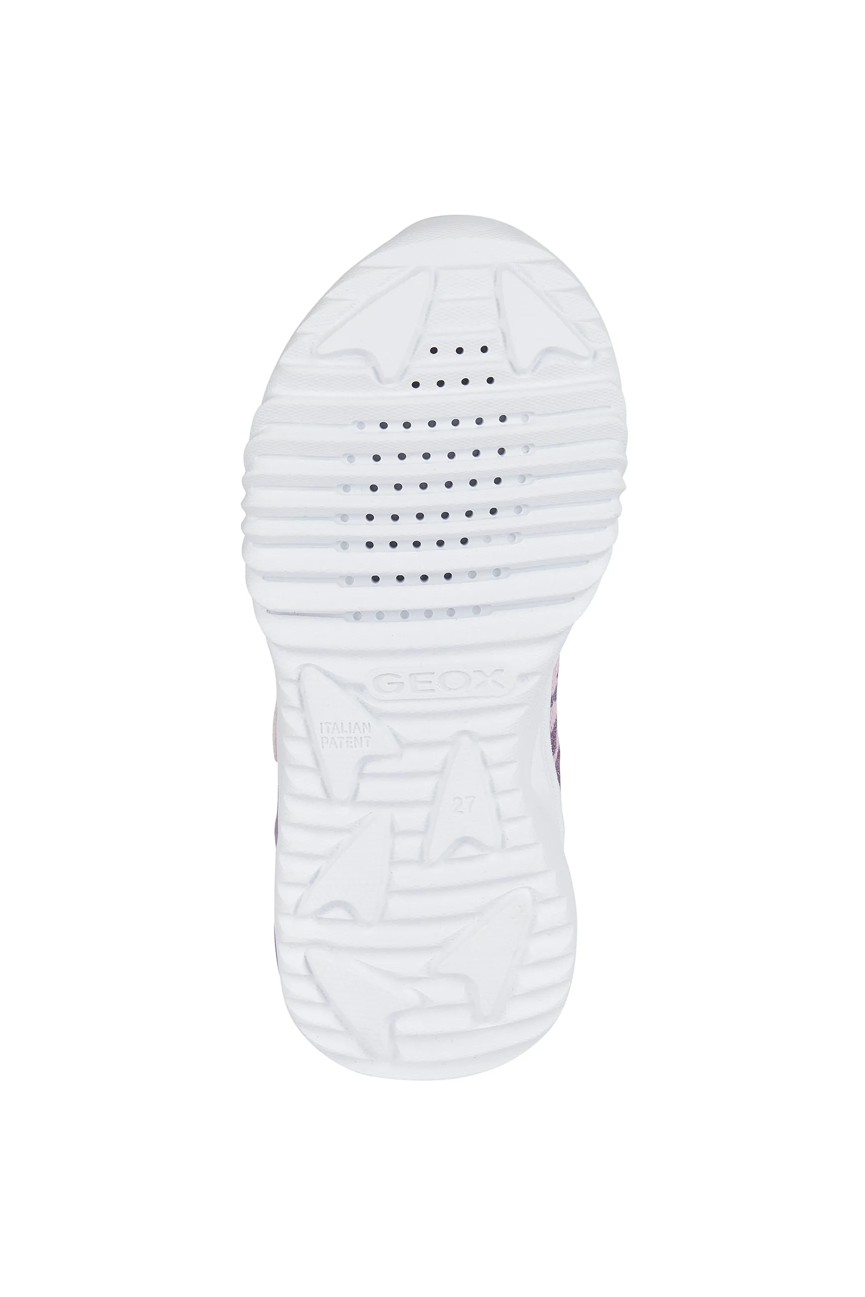 Geox Assister Grils Pink Sky Lights Trainer
