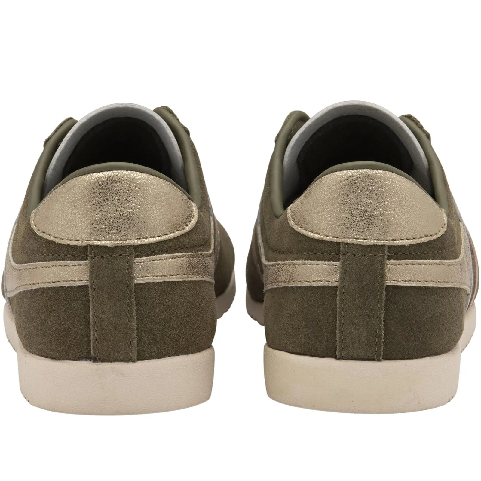 Gola Womens Bullet Mirror Trident Suede Retro Trainers