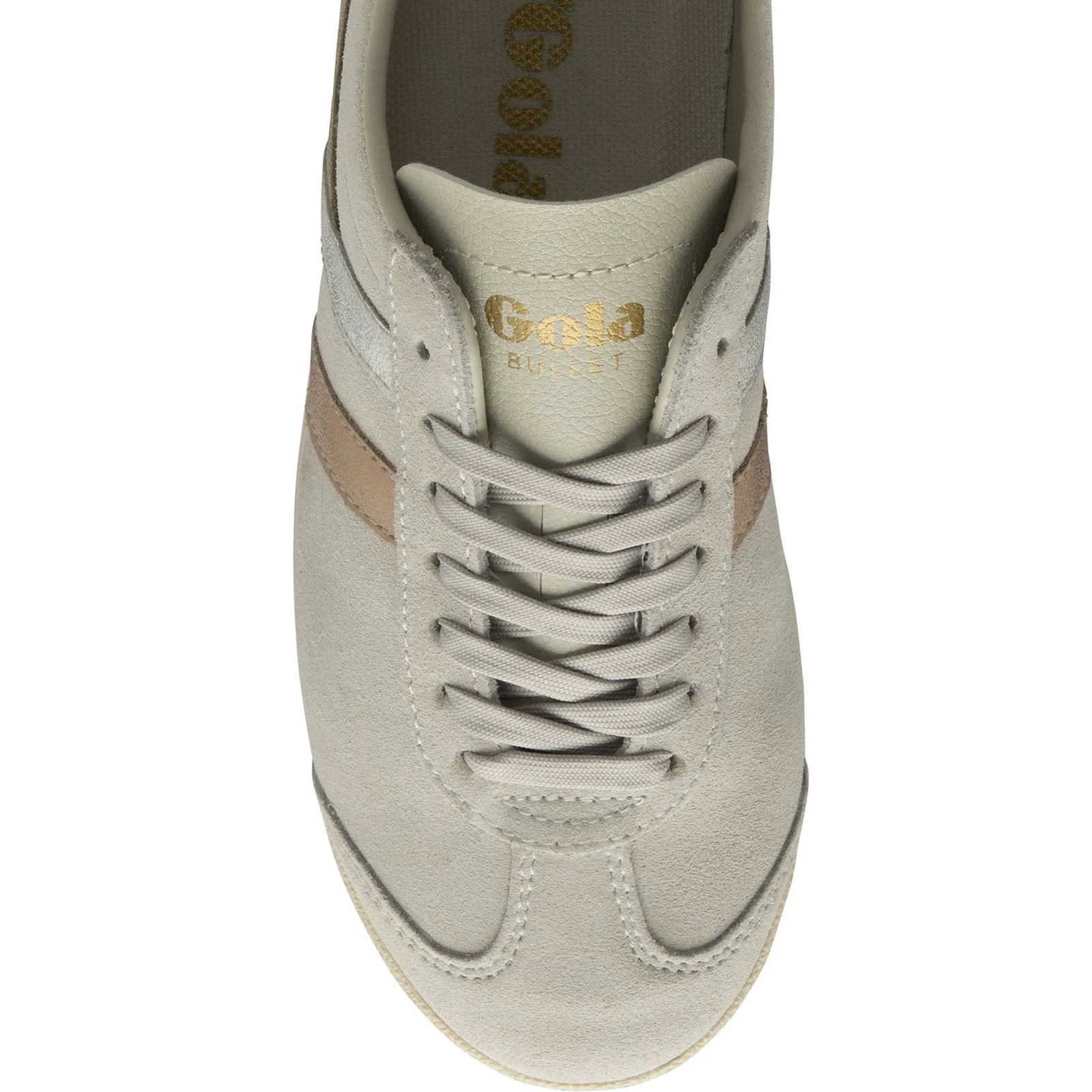 Gola Womens Bullet Mirror Trident Suede Retro Trainers