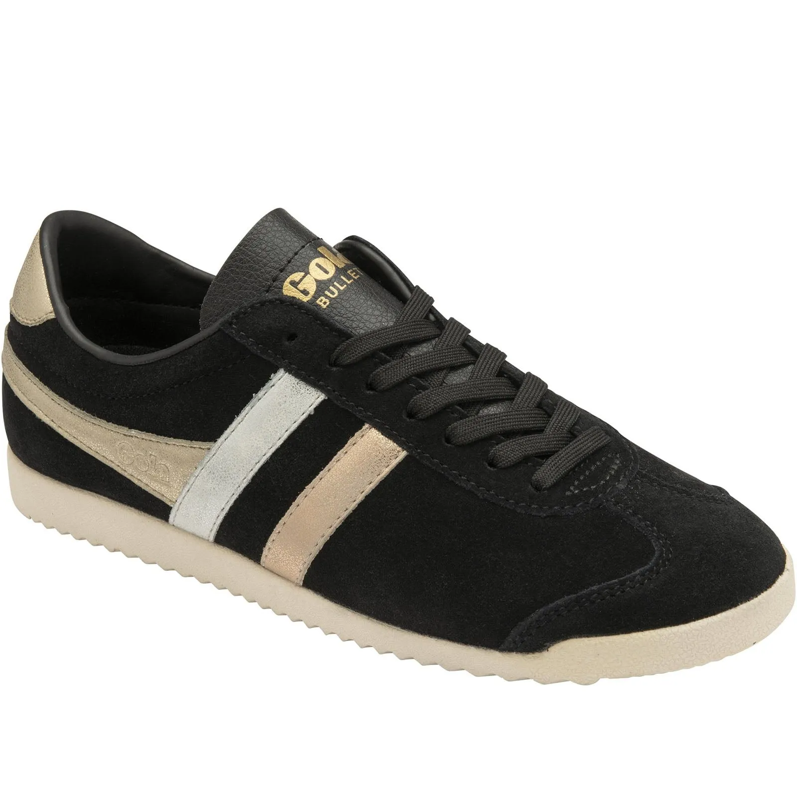 Gola Womens Bullet Mirror Trident Suede Retro Trainers