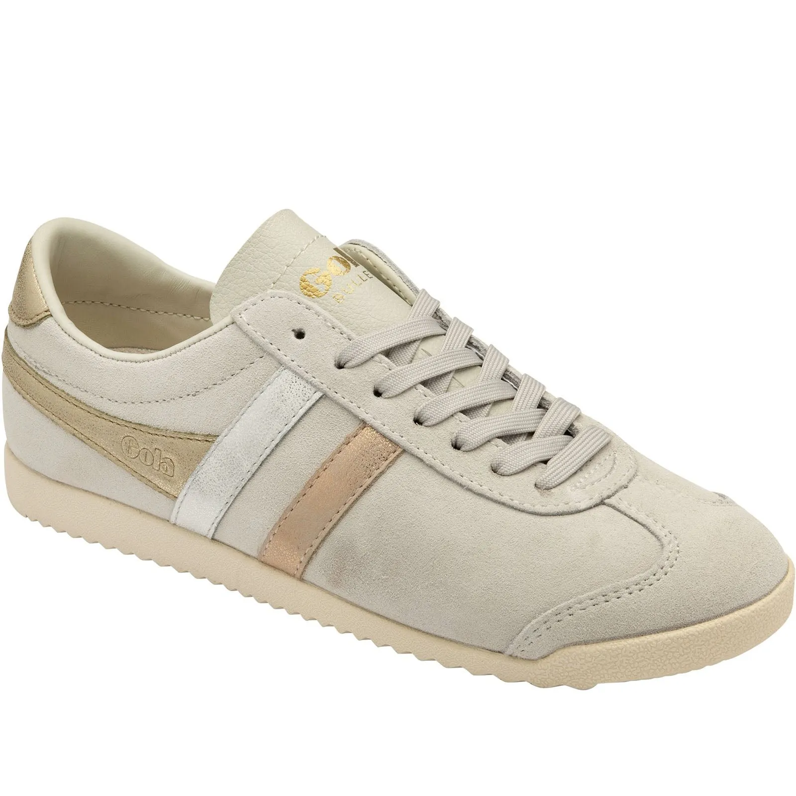 Gola Womens Bullet Mirror Trident Suede Retro Trainers