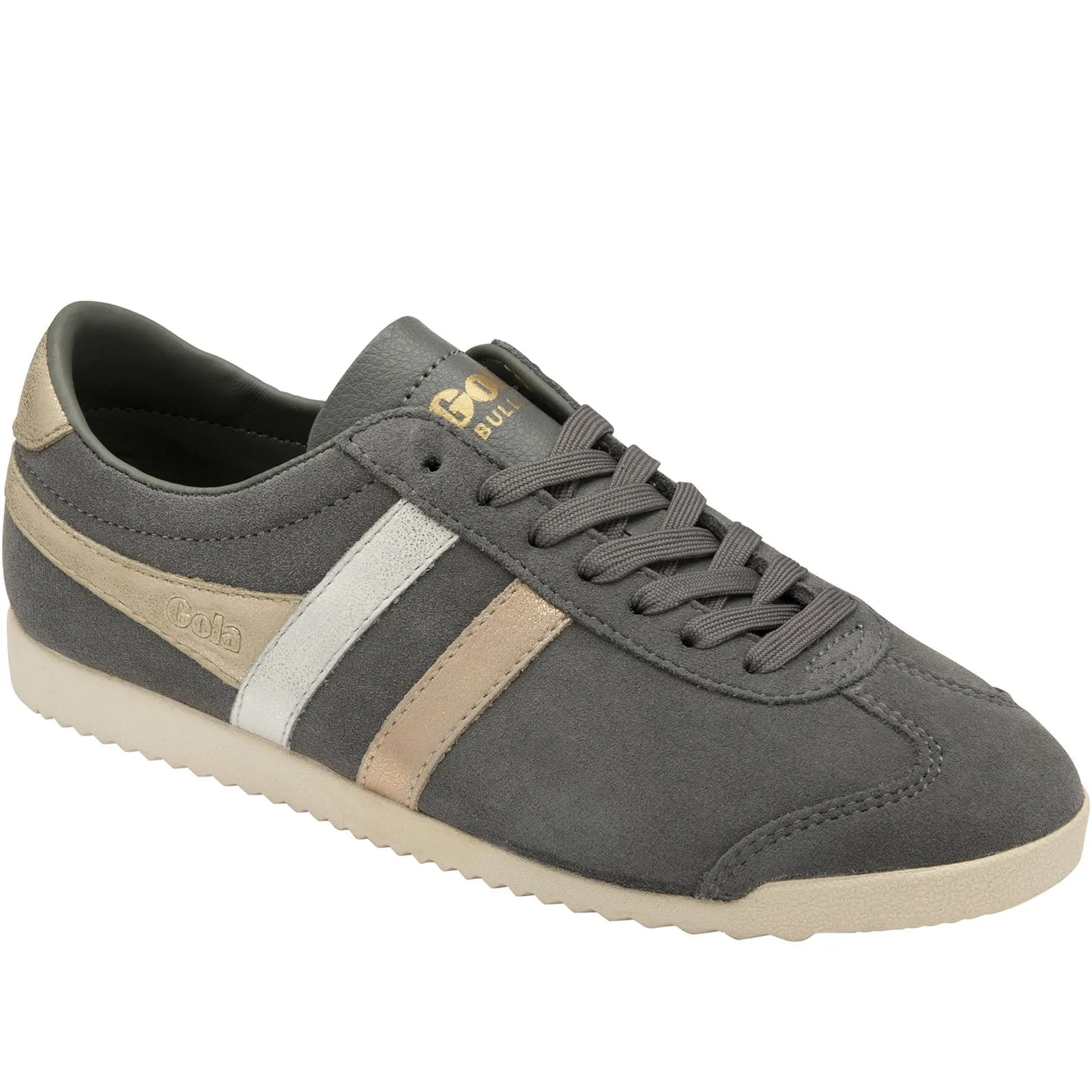 Gola Womens Bullet Mirror Trident Suede Retro Trainers