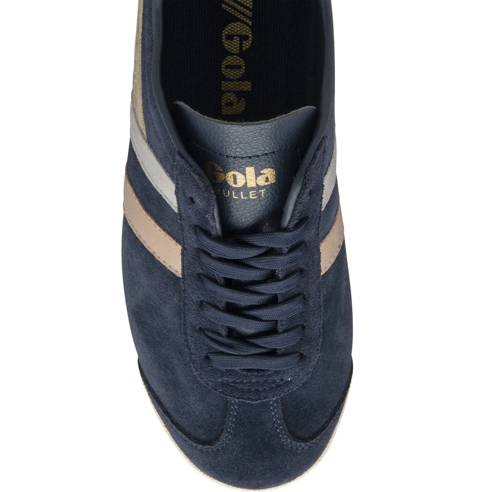 Gola Womens Bullet Mirror Trident Suede Retro Trainers