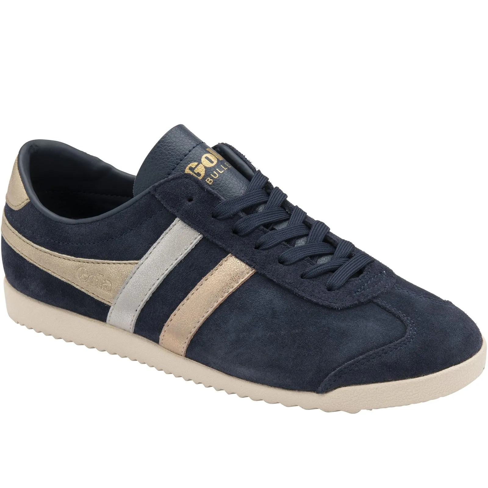 Gola Womens Bullet Mirror Trident Suede Retro Trainers