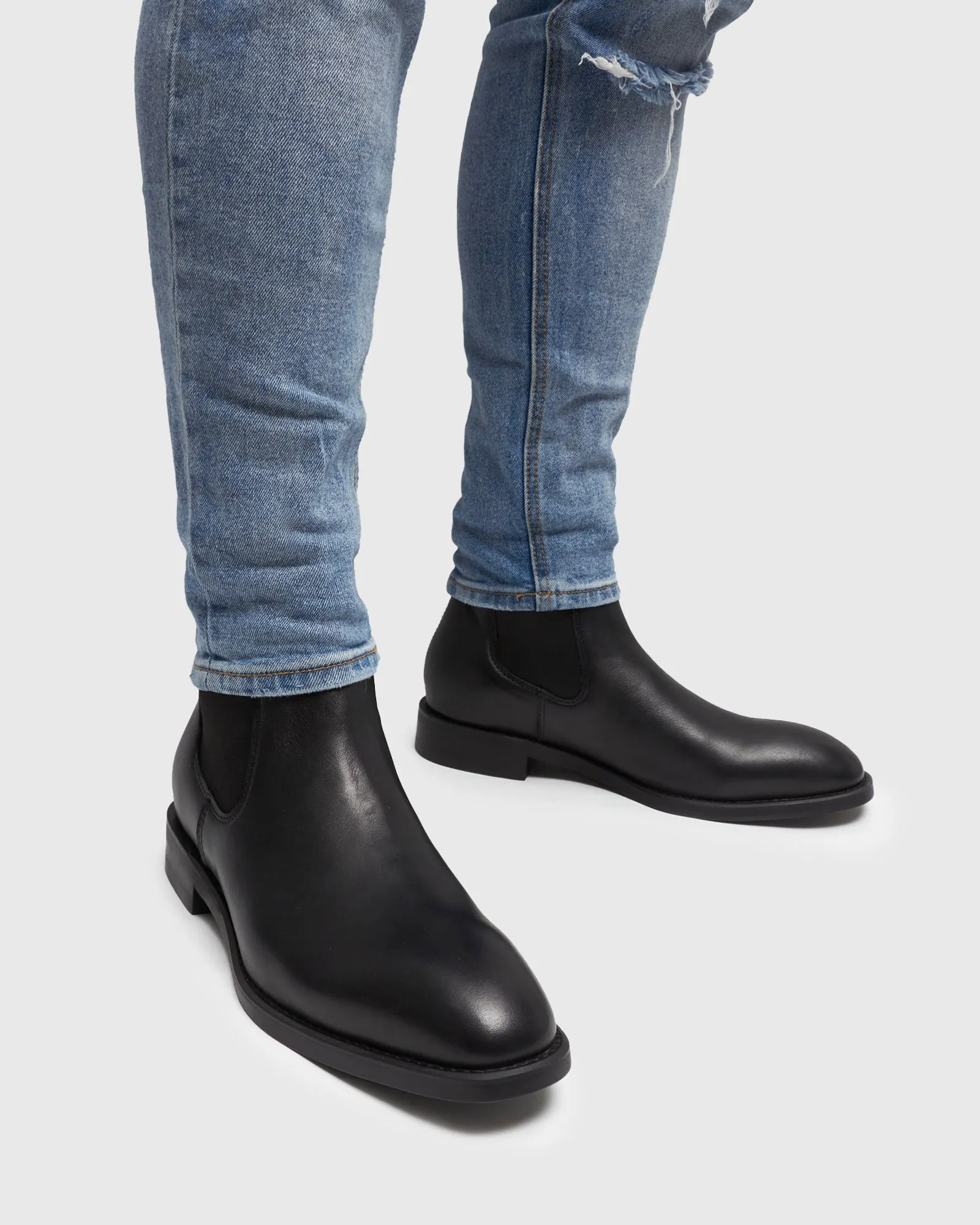 HERITAGE Leather Chelsea Ankle Boots