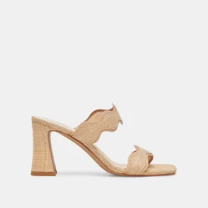 ILVA HEELS LT NATURAL RAFFIA - re:vita